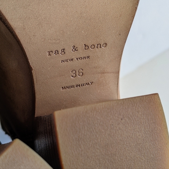 Rag & Bone Kinsey Light Brown Suede Ankle Boots Size EU 36 | US 6 - Picture 9 of 14